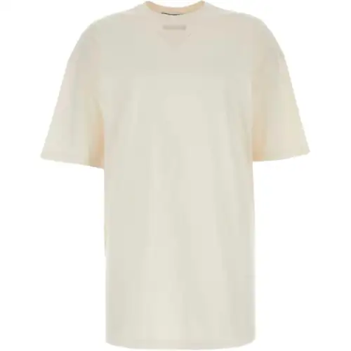 PRADA Logo Triangle Crewneck T Shirt