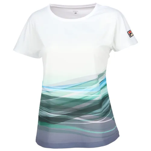 FILA Tennis Tops Women's White Green