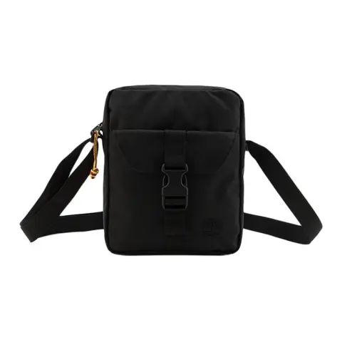 Timberland Fabric Shoulder Bag, Crossbody Bag Unisex Black