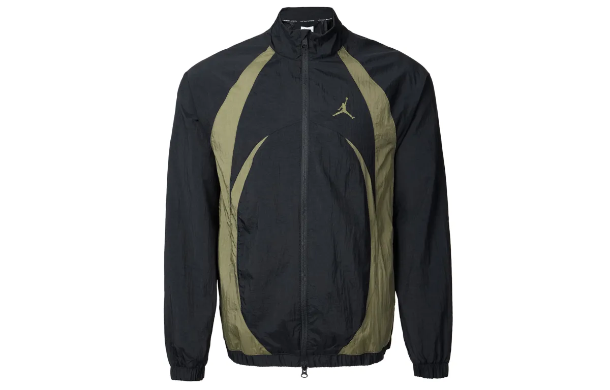 Jordan Sport Jam Jackets & Coats Unisex Black/Medium Olive Green/White