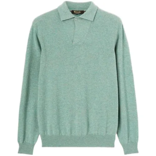 Loro Piana Polo Shirt T Shirt Men's Light Green