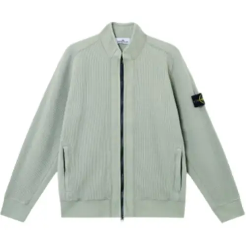 STONE ISLAND Organic Cotton Fleece Sweatshirt