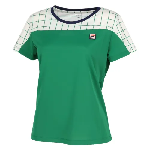 FILA Tennis Tops Women's Green Crew Neck Moderate