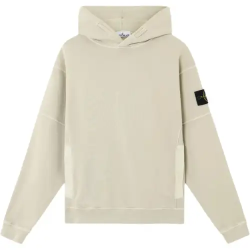 STONE ISLAND Compass Badge Long Sleeved Hoodie