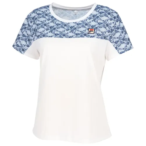 FILA Tennis Tops Women's Marine Blue Crew Neck