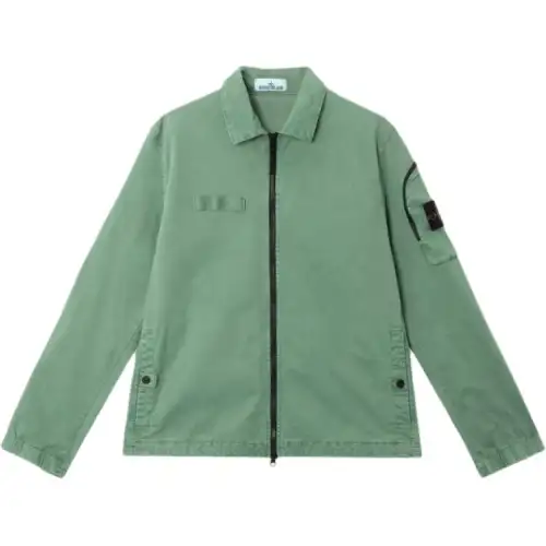 STONE ISLAND Jackets & Coats Men's Mint Green