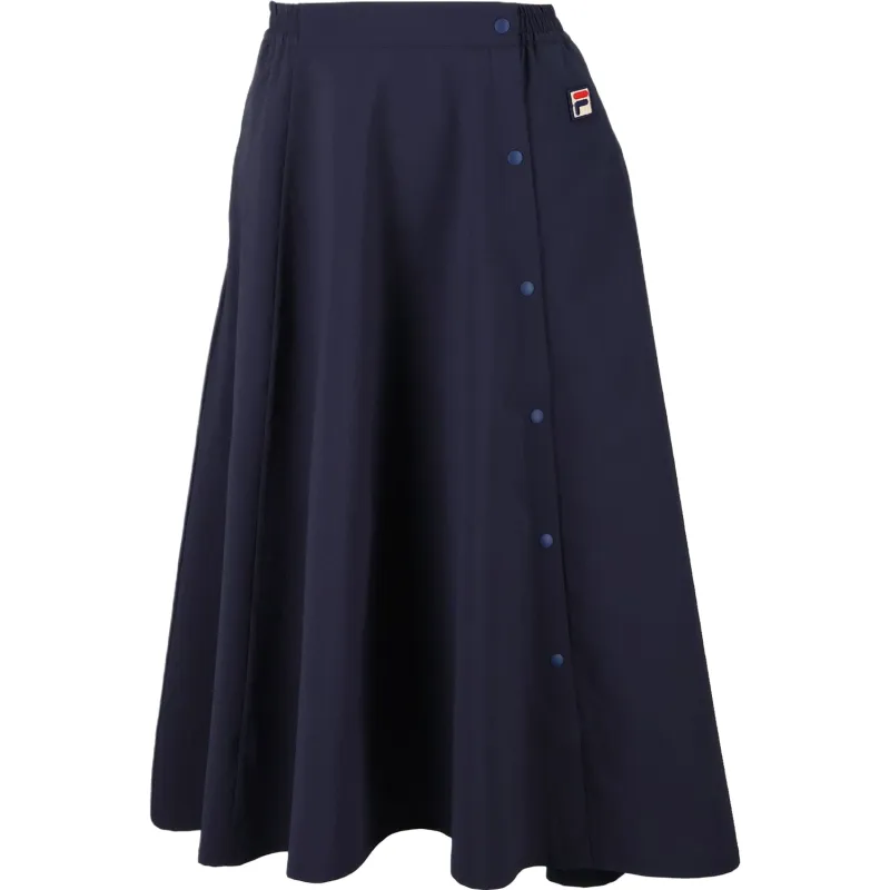 FILA Casual Long Skirts Women's Marine Blue Moderate Long Other
