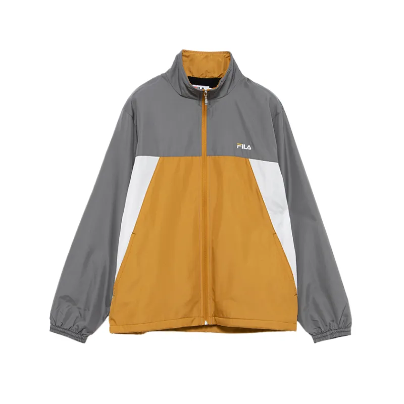 FILA Jackets Men's Yellow Stand Collar Moderate Other
