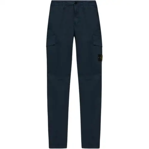 STONE ISLAND Logo Patch Trousers
