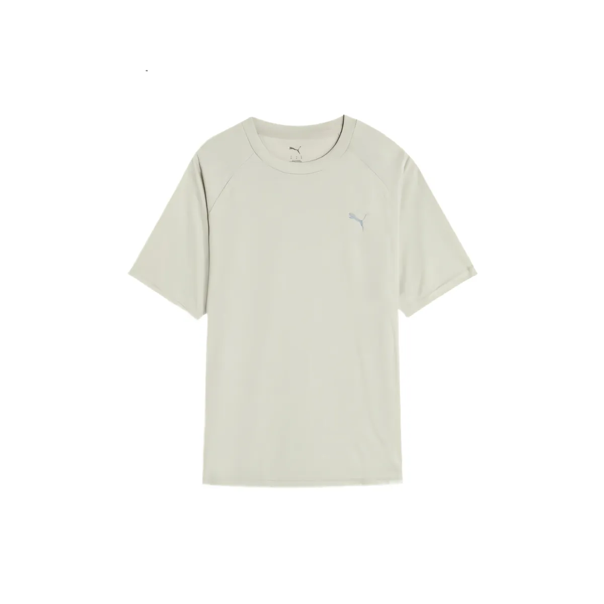 PUMA T-Shirts Men's Sand Gray Crew Neck Moderate