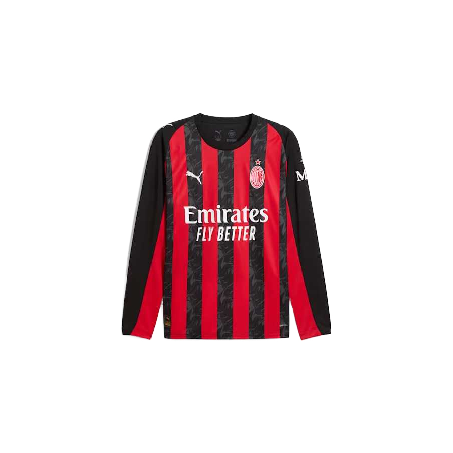 PUMA AC MilanDRYCELL 25/26 Long Sleeve Home Jersey Men RE FIBRE Soccer Jersey Men’s