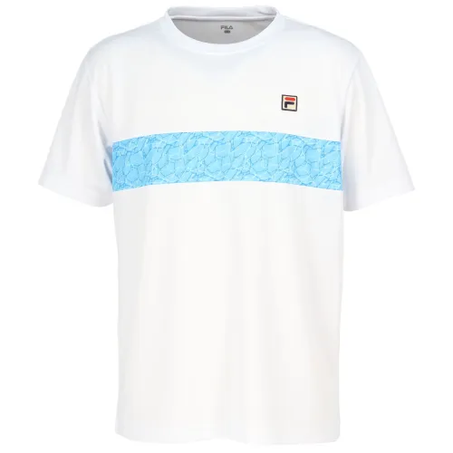 FILA Tennis Tops Men's White Crew Neck Moderate