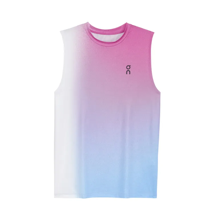 On CourtTank Tennis Top Men's White Pink