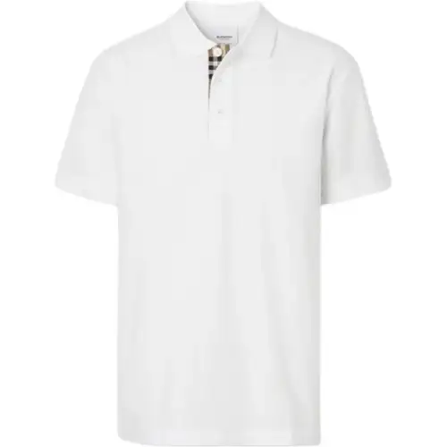 Burberry SS25 Polo Shirt Men's White