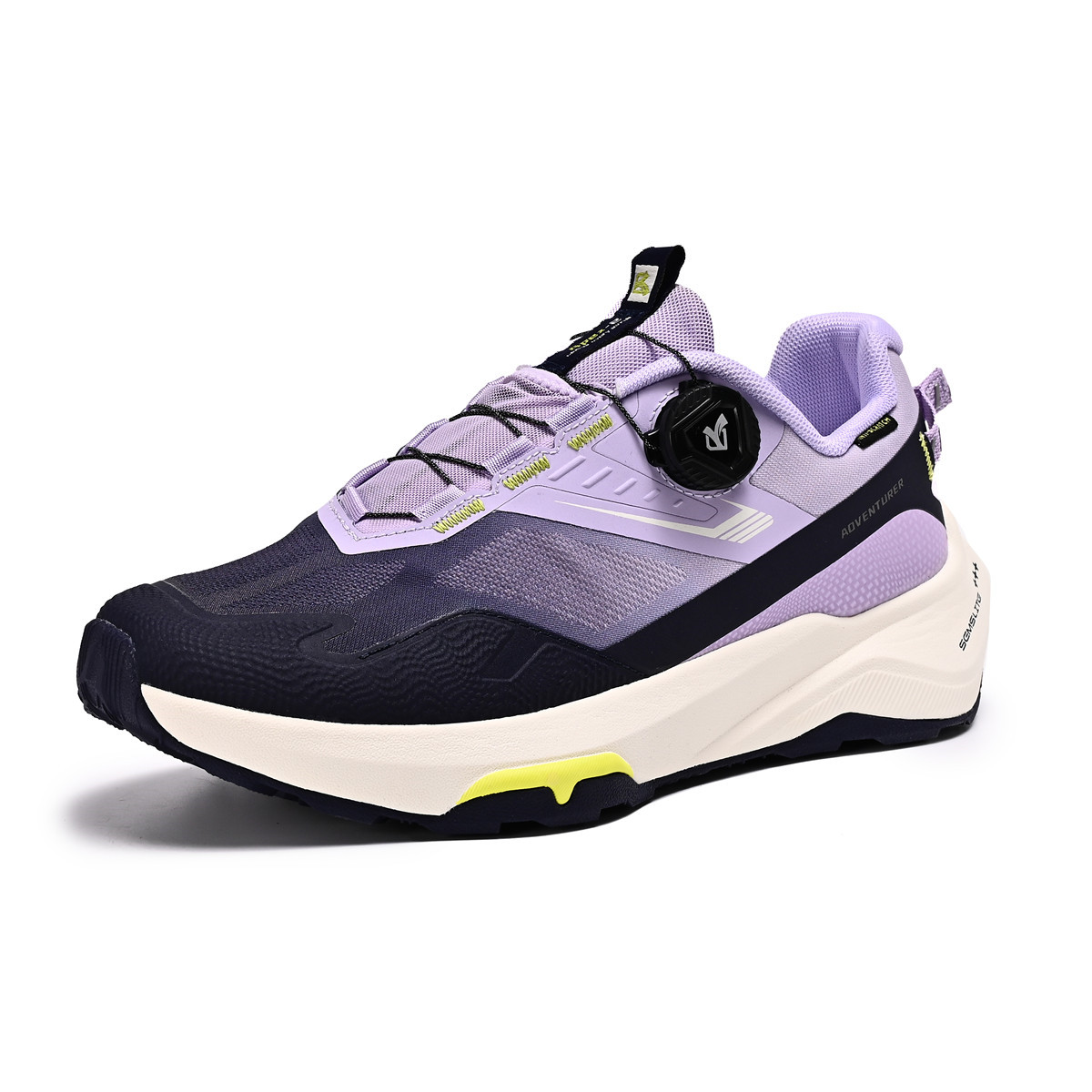 TUTU Mesh Cushioning Abrasion Resistant Lightweight Low top MD Rubber Casual Running Shoes Unisex Morning Mist Purple