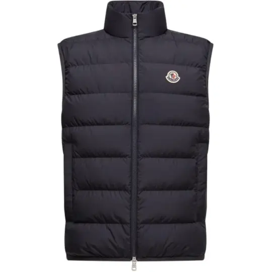 Moncler Contrin Logo Patch Sleeveless Vest