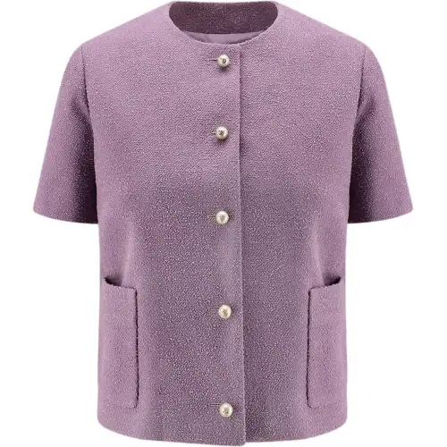 DIOR Jackets & Coats Women's Purple