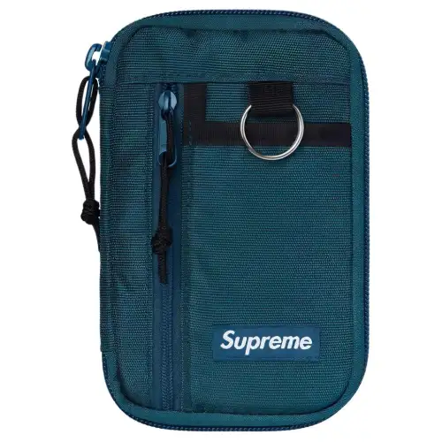 Supreme FW19 Canvas Crossbody Bags Regular Unisex Blue Gray