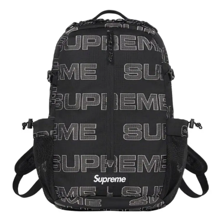 Supreme Nylon Fabric Mountaineering Bag Backpack Unisex Multicolor
