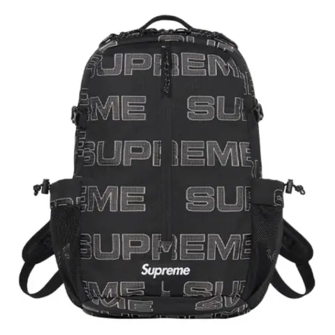Supreme Nylon Fabric Mountaineering Bag Backpack Unisex Multicolor