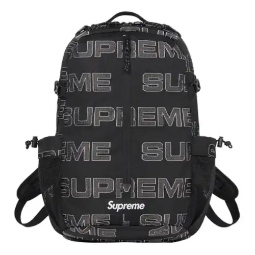 Supreme Nylon Fabric Mountaineering Bag Backpack Unisex Multicolor