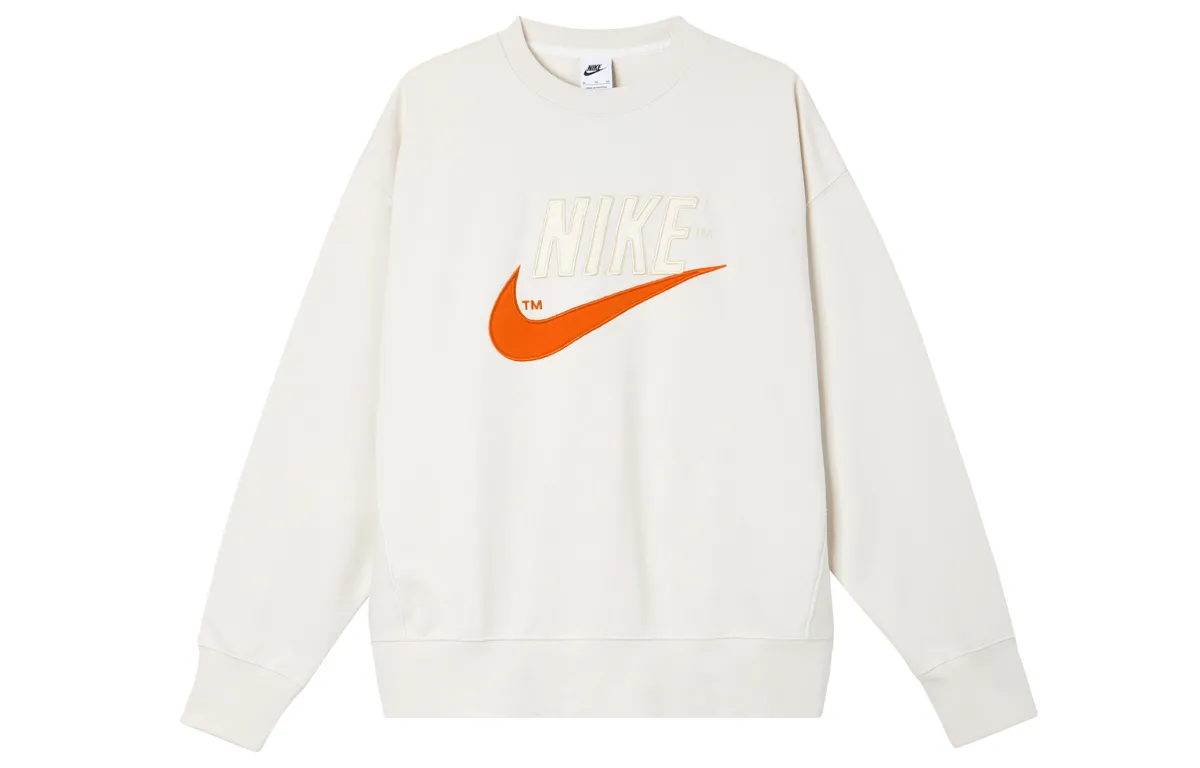 Nike Sweatshirts Men's White Crew Neck Moderate Other