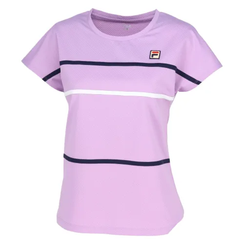 FILA Tennis Tops Women's Purple Crew Neck Moderate