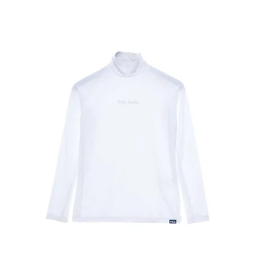 FILA Shirts Unisex White Turtleneck Moderate