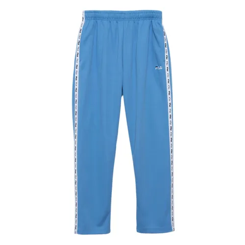 FILA Casual Pants Women's Marine Blue Moderate Straight Fit Pants