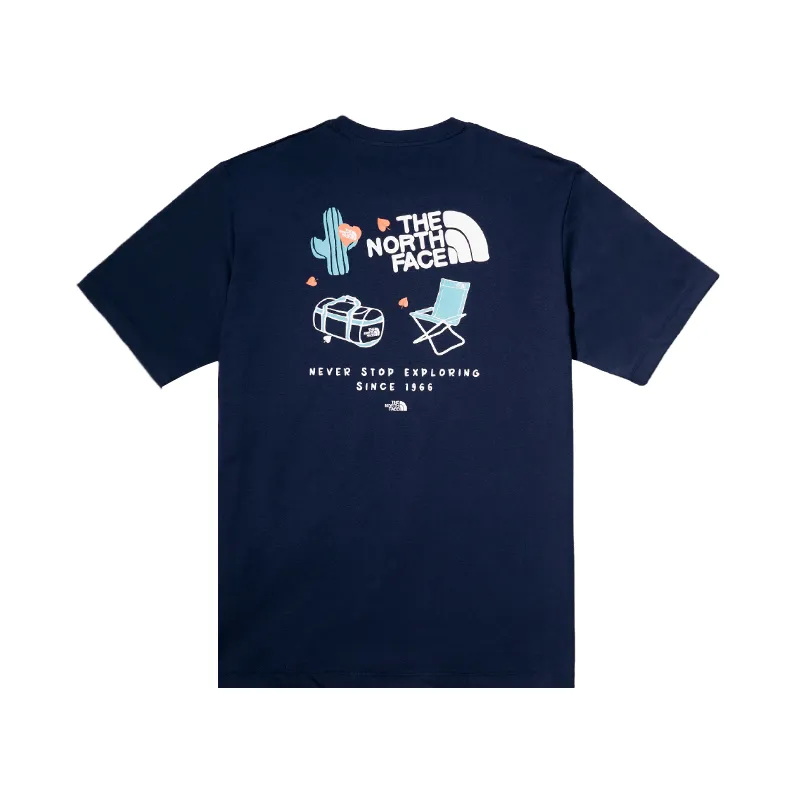 THE NORTH FACE Quick Dry T Shirts Unisex The North Face Summit Blue