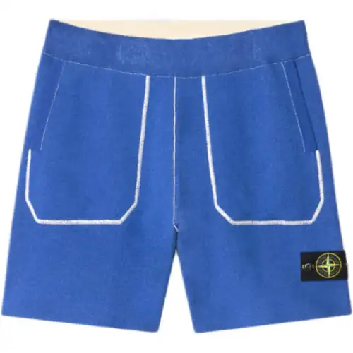 STONE ISLAND Casual Shorts Men's Bright Blue