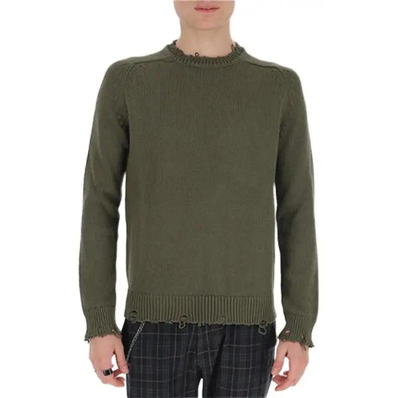 SAINT LAURENT Sweater Men's Olive Green