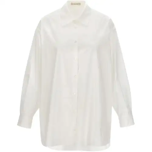 THE ROW Luka Curved Hem Shirt