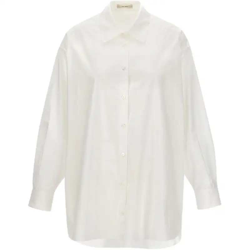 THE ROW Luka Curved Hem Shirt