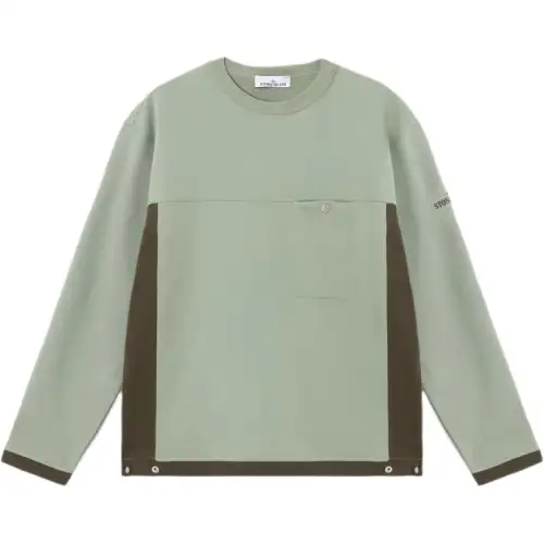 STONE ISLAND Sweatshirt Men's Sage Green