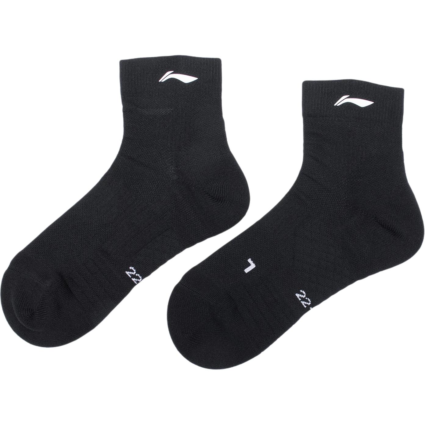 Li Ning Running Collection Running Socks Unisex 1 Pack Black