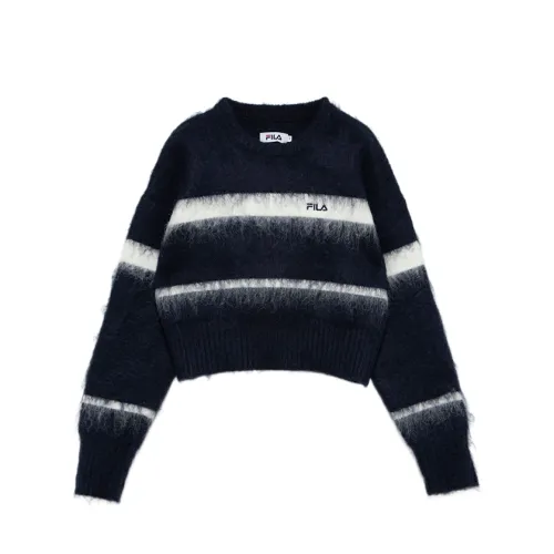 FILA Sweaters Women's Dark Blue Crew Neck Moderate Other