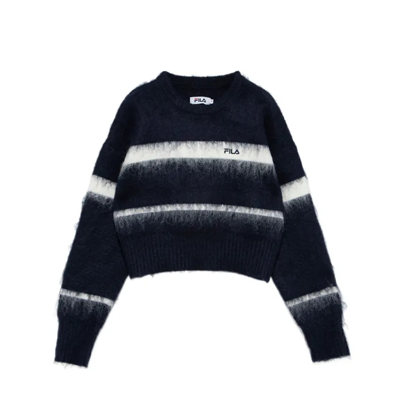 FILA Sweaters Women's Dark Blue Crew Neck Moderate Other