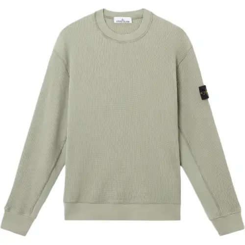STONE ISLAND Waffle knit Sweatshirt