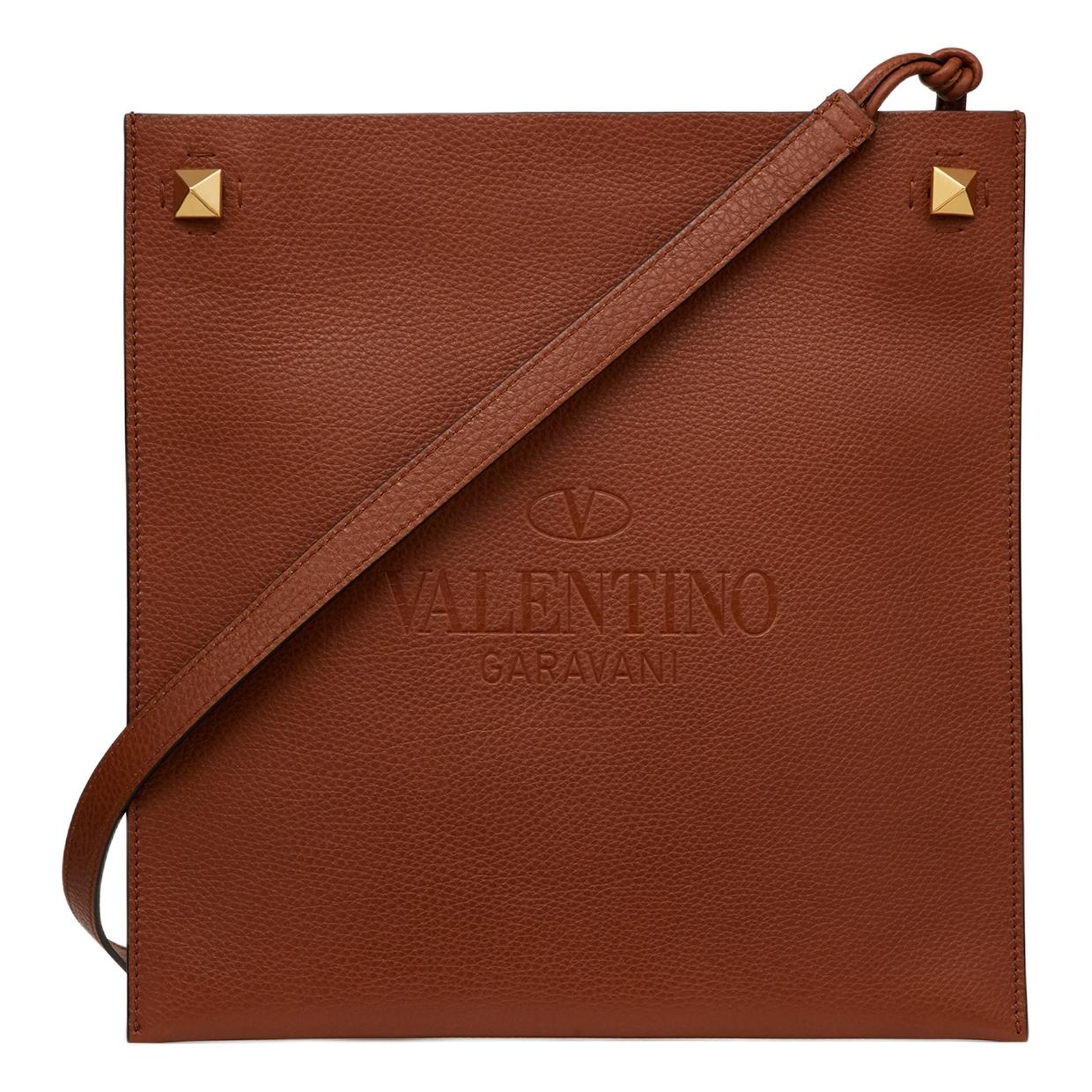 Мужская сумка Valentino Valentino identity (серо-коричневый)