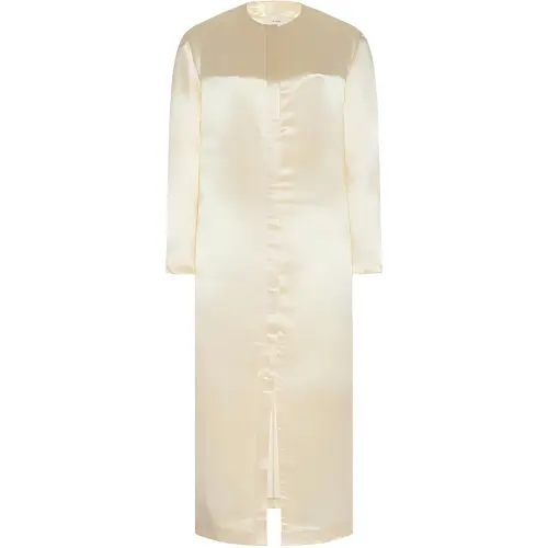 THE ROW SS24 Long Sleeved Dress Women's Milk