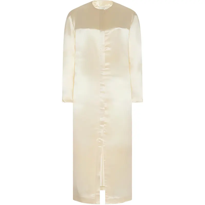 THE ROW SS24 Long Sleeved Dress Women's Milk