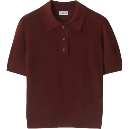 Burberry wool polo shirt