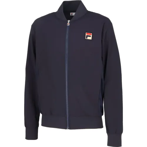 FILA Jackets Men's Blue Stand Collar Moderate Other