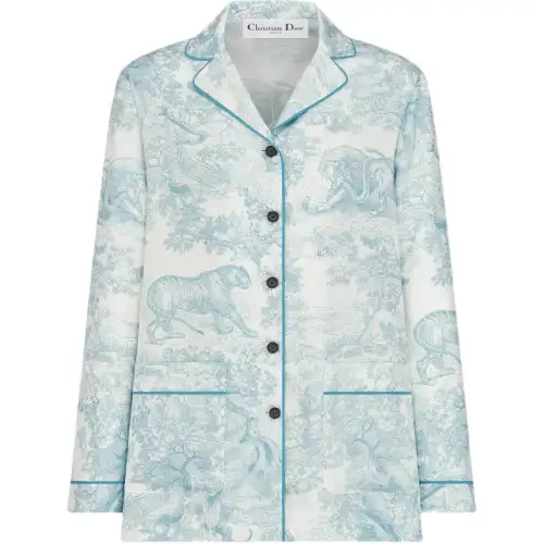 DIOR Dioriviera SS25 Shirt Loose Fit Women's Green