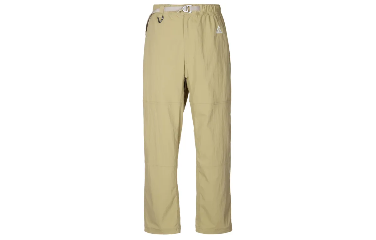 Nike Casual Pants Men's Apricot Tea Brown | University Gray Moderate Straight Fit Pants