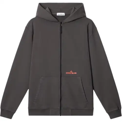 STONE ISLAND Cotton Fleece Hoodie