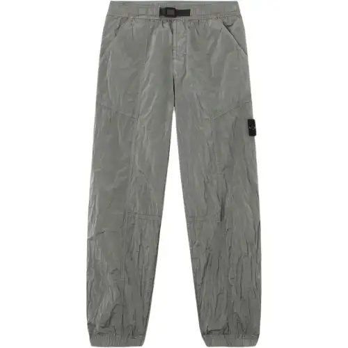 STONE ISLAND Knitted Sweatpants Men's Sage Green