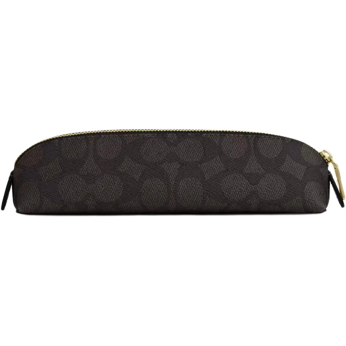 COACH Coated Canvas Travel Organizers Trumpets Unisex Walnut & Black