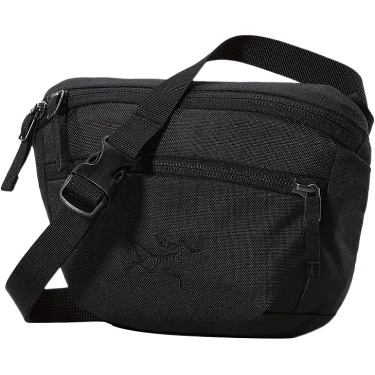 Arc'teryx 1.5L Outdoor Bags Recycled Polyester Black Unisex